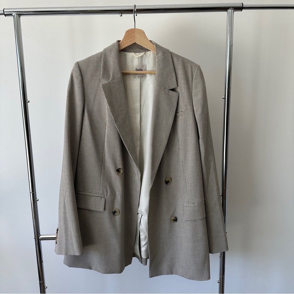 Checked blazer from aritzia.